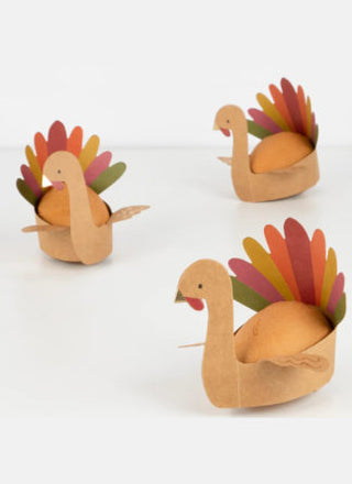 Meri Meri Turkey Surprise Balls (Set of 3), Meri Meri, Carrots, Meri Meri, Meri Meri Thanksgiving, Surprise, Surprise Toy, Thanksgiving, Turkey, Turkey Surprise Balls, Toys - Basically Bows &