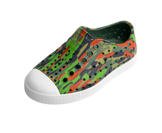 Native Jefferson Print - Ivy Green/ Shell White/ Ivy Eucamo, Native, Camo Shoes, cf-size-c11, cf-size-c13, cf-size-c6, cf-size-c9, cf-type-shoes, cf-vendor-native, Jefferson, Kids Shoes, Nati