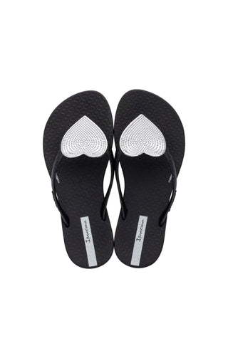 Ipanema Kid's Wave Heart Flip Flop - Black, Ipanema, cf-size-11-12, cf-type-sandal, cf-vendor-ipanema, Flip Flop, Grendene, Grendene Mini Melissa, Grendene Shoes, Ipanema, Shoe, Shoes, Sandal