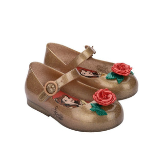 Mini Melissa Mini Sweet Love + Princess BB - Belle (Gold / Red), Grendene, Beauty and the Beast, Belle, cf-size-10, cf-size-11, cf-size-12, cf-size-6, cf-size-7, cf-size-8, cf-size-9, cf-type