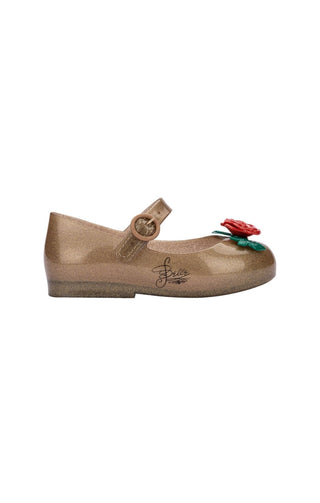 Mini Melissa Mini Sweet Love + Princess BB - Belle (Gold / Red), Grendene, Beauty and the Beast, Belle, cf-size-10, cf-size-11, cf-size-12, cf-size-6, cf-size-7, cf-size-8, cf-size-9, cf-type