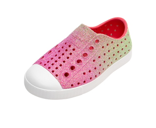 Native Jefferson Bling Shoes - Celery Dazzle Bling / Shell White, Native, Bling, Celery Dazzle Bling, cf-size-c10, cf-size-c11, cf-size-c5, cf-size-c7, cf-size-j1, cf-size-j2, cf-type-girls-s