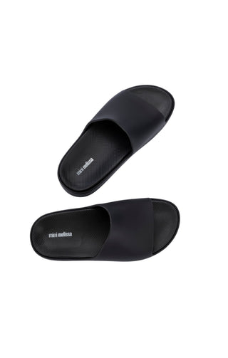 Mini Melissa Cloud Slide Kids - Black, Mini Melissa, cf-size-1, cf-size-13, cf-size-3, cf-size-4, cf-type-girls-shoes, cf-vendor-mini-melissa, cloud sandal, Melissa, Mini Melissa, Mini meliss