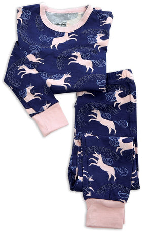 Silkberry Baby Bamboo Unicorn Printed Pajama Set